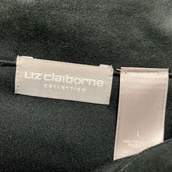 LIZCLAIBORNE Velour Button Up Dress Shirt w/Detail - Picture 5 of 5